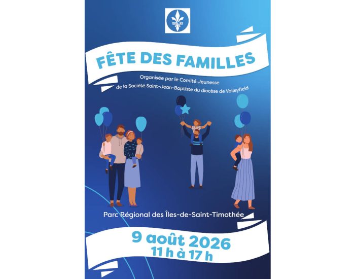 Le Comité jeunesse SSJB organise une Fête des familles