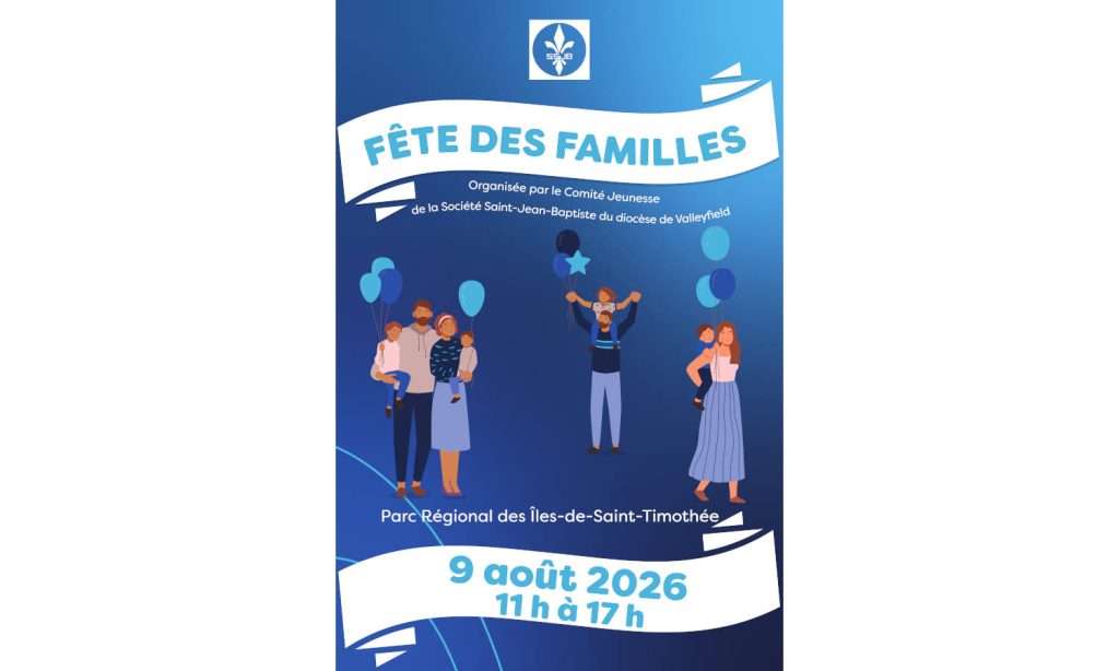 Le Comité jeunesse SSJB organise une Fête des familles